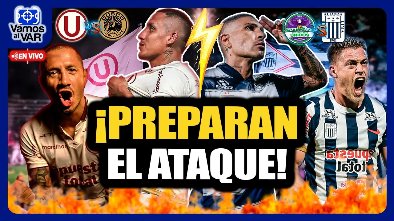 Reproducir: EN VIVO⚡Universitario y Alianza por los tres puntos: el Clausura pone a prueba a sus atacantes