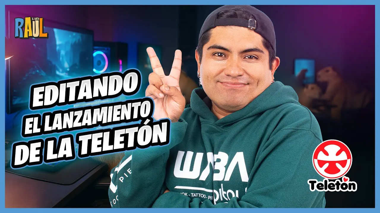 Reproducir: ¡Hoy edición en vivo! 💰 Ven acompáñame a editar el Lanzamiento de la Teletón😂 🟢🟢-  #ElChatoRaul
