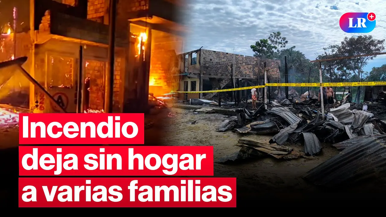Reproducir: 🔴 Incendio arrasa con 16 viviendas y deja a 24 familias en la calle a días de Año Nuevo | #EnVivoLR
