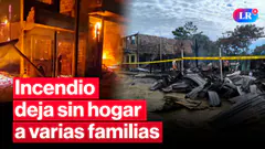 Incendio arrasa con 16 viviendas y deja a 24 familias en la calle a días de Año Nuevo | #EnVivoLR