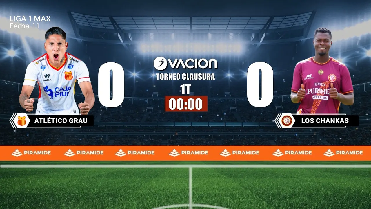 Reproducir: ATLÉTICO GRAU vs LOS CHANKAS CYC por RADIO OVACION | LIGA 1 MAX