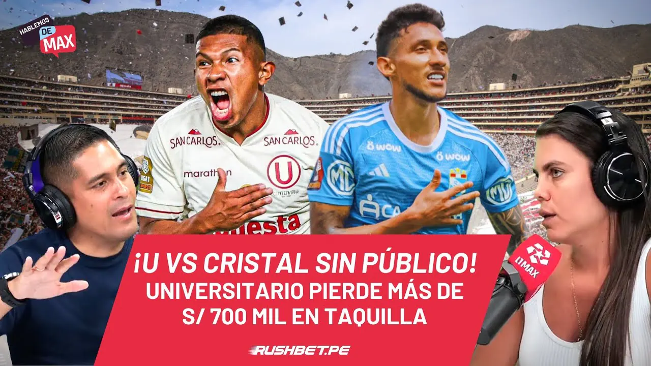Reproducir: 🔴EN VIVO | UNIVERSITARIO VS CRISTAL SIN PÚBLICO Y LOS CREMAS PIERDEN UNA GIGANTESCA TAQUILLA