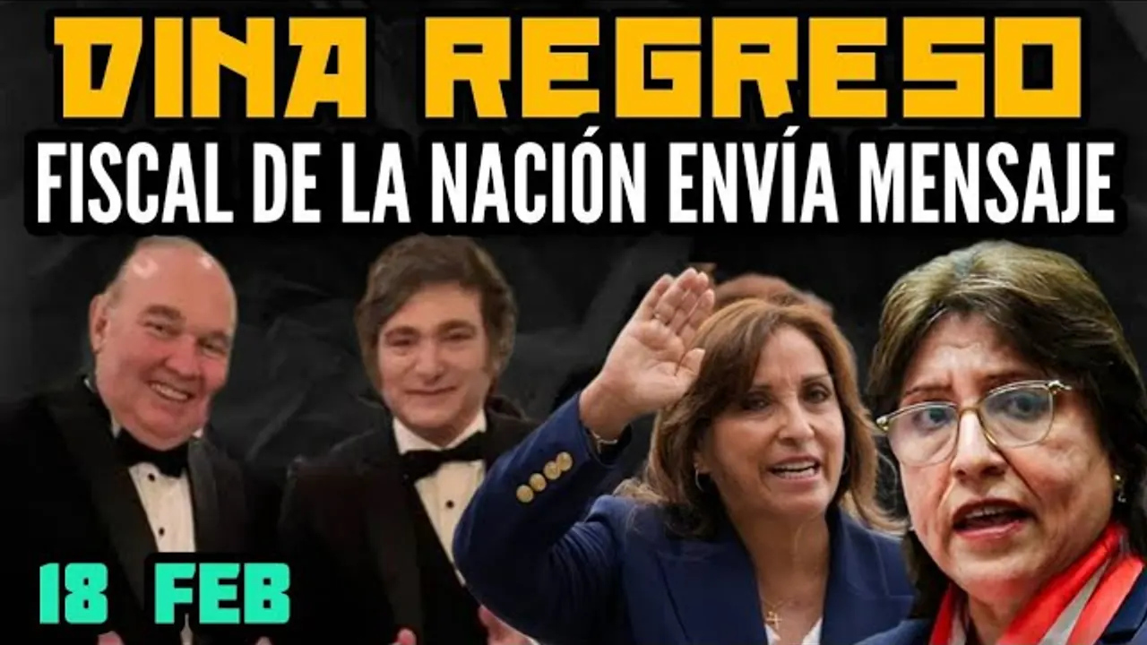 Reproducir: DINA MIENTE OTRA VEZ / DELIA ESPINOZA ENVÍA MENSAJE / MILEI HUMILL4D0, PORKY LO DEFIENDE - 18 FEB