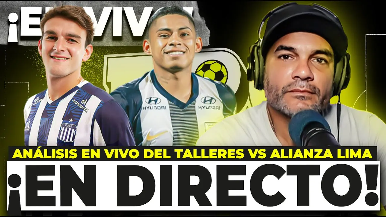 Reproducir: 🔥ALIANZA LIMA VS TALLERES: ANÁLISIS DEL PARTIDO POR COPA LIBERTADORES | #ENVIVO ESTÁN PASANDO COSAS