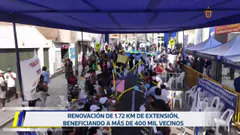 Inauguración de la av. Lima. 28 de abril.