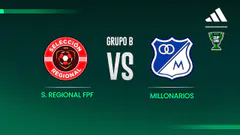 EN VIVO | S. REGIONAL FPF VS MILLONARIOS | ADIDAS CUP | GRUPO B | FECHA 3