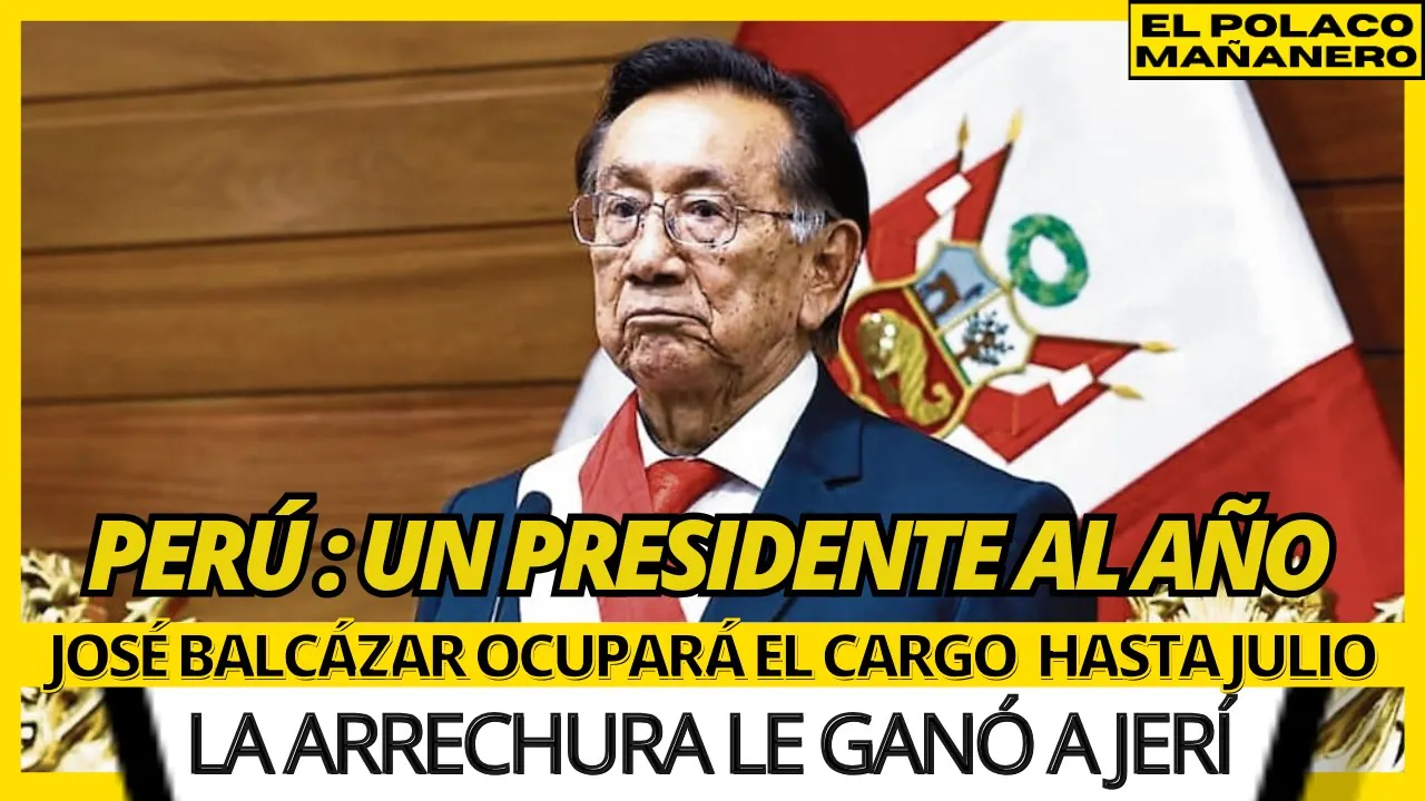 Reproducir: JOSÉ BALCAZAR , NUEVO PRESIDENTE DEL PERÚ - HDC