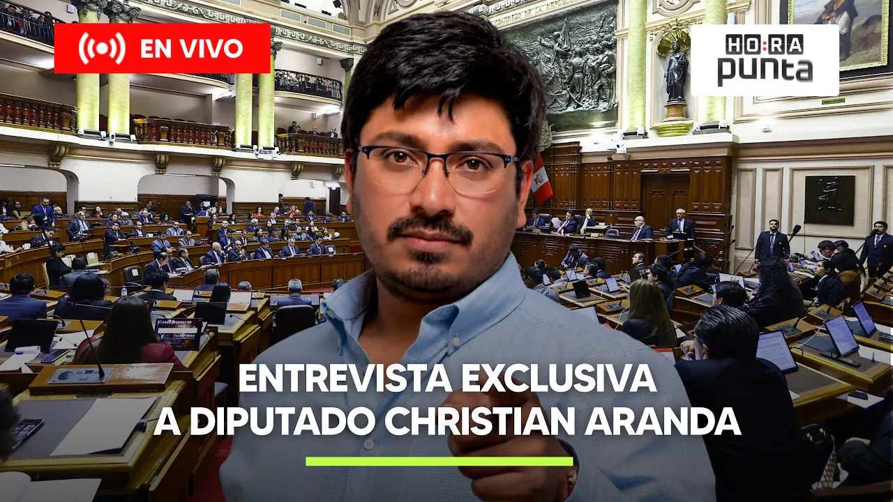Reproducir: DIPUTADO CHRISTIAN ARANDA RESPONDE A LAS CRÍTICAS EN EXCLUSIVA | HORA PUNTA