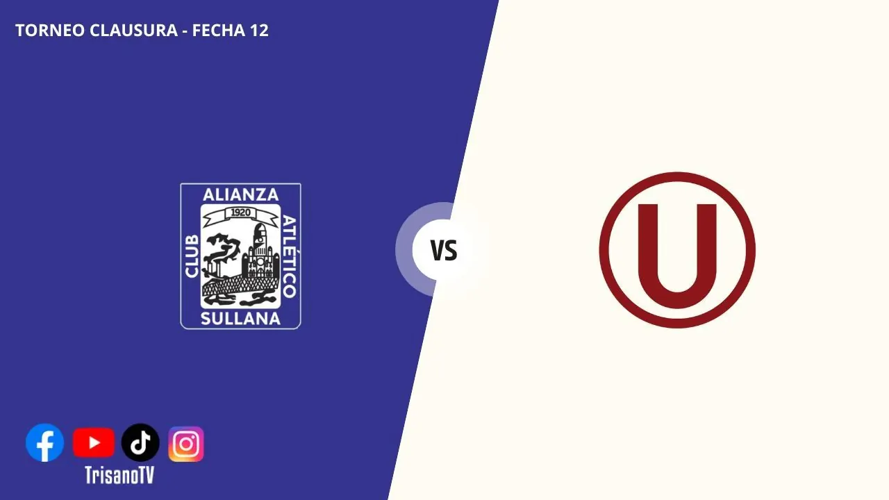 Reproducir: 🔴 ALIANZA ATLÉTICO VS UNIVERSITARIO | TORNEO CLAUSURA  | FECHA 12 | TRISANO TV 📱⚽