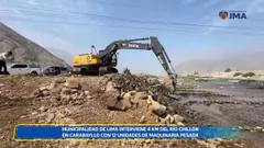 Alcalde de Lima supervisa trabajos de descolmatación en el río Chillón | 15 de setiembre