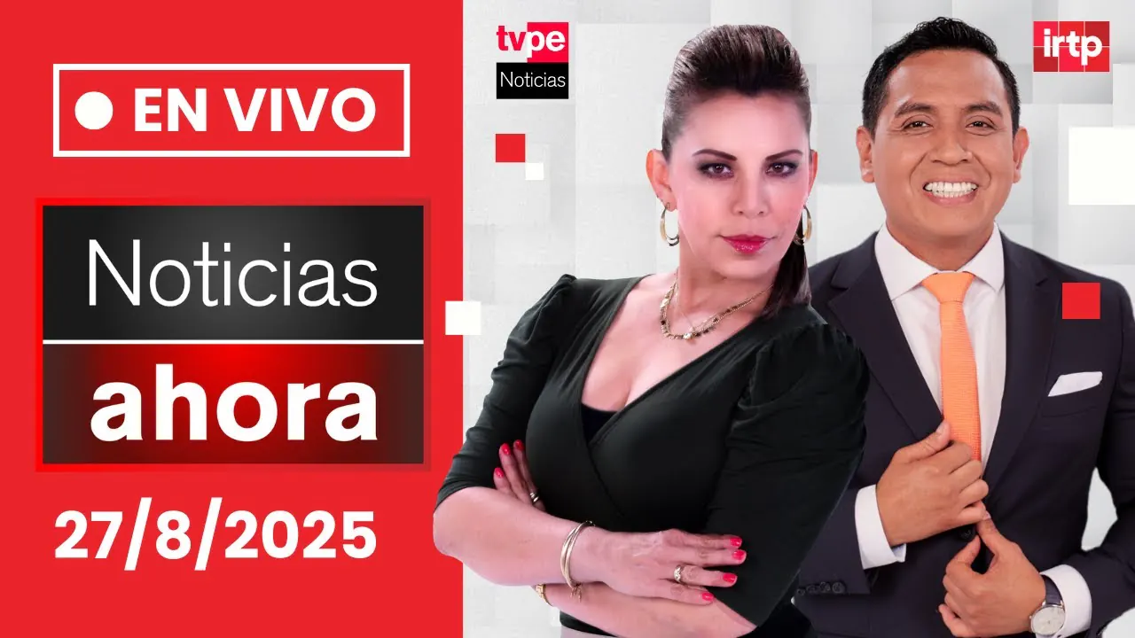 Reproducir: TVPerú Noticias EN VIVO: Noticias ahora, miércoles 27 de agosto del 2025