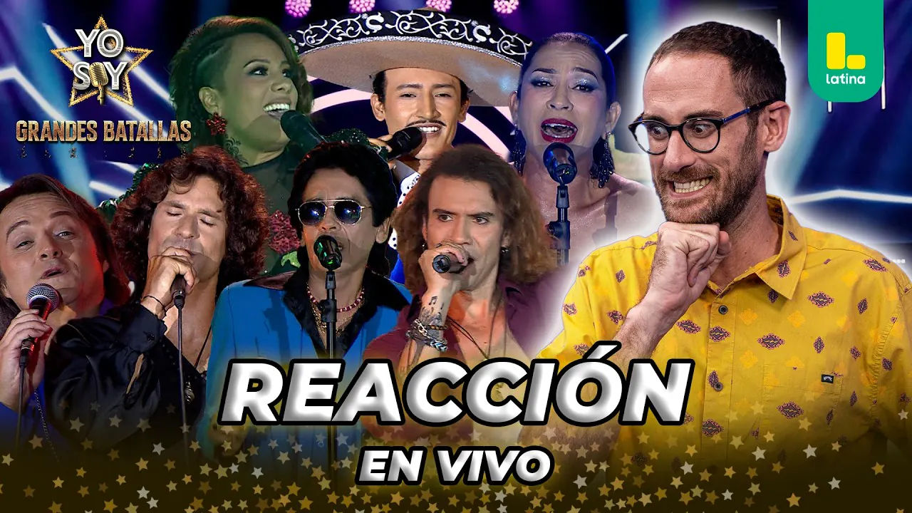 Reproducir: 🟡 REACT YO SOY GRANDES BATALLAS 2026🎙️- MIÉRCOLES 08 DE ABRIL | LATINA EN VIVO #FEEG2026