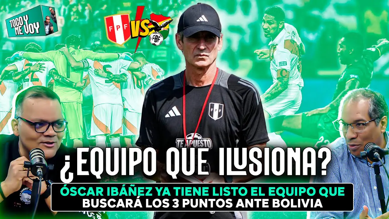 Reproducir: #ENVIVO PERÚ VS BOLIVIA: IBÁÑEZ PREPARA UN XI OFENSIVO ¿SALIMOS DEL FONDO?  #TOCOYMEVOY