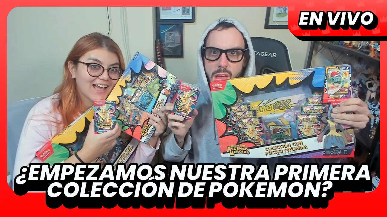 Reproducir: METÍ A MI ESPOSA A POKEMON?! | ARMAMOS NUESTRO PRIMER MASTER SET | LOSFURREYES EN VIVO