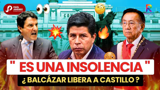 ¿"INSOLENCIA"? Reggiardo ESTALLA por el indulto a Castillo | #PAULJIMENEZCONVERSA