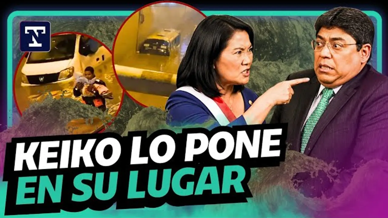 Reproducir: 🚨 ¡DURO CRUCE! KEIKO CUESTIONA A ELMER CUBA POR MINIMIZAR LAS LLUVIAS EN LIMA | TRIVU NOTICIAS