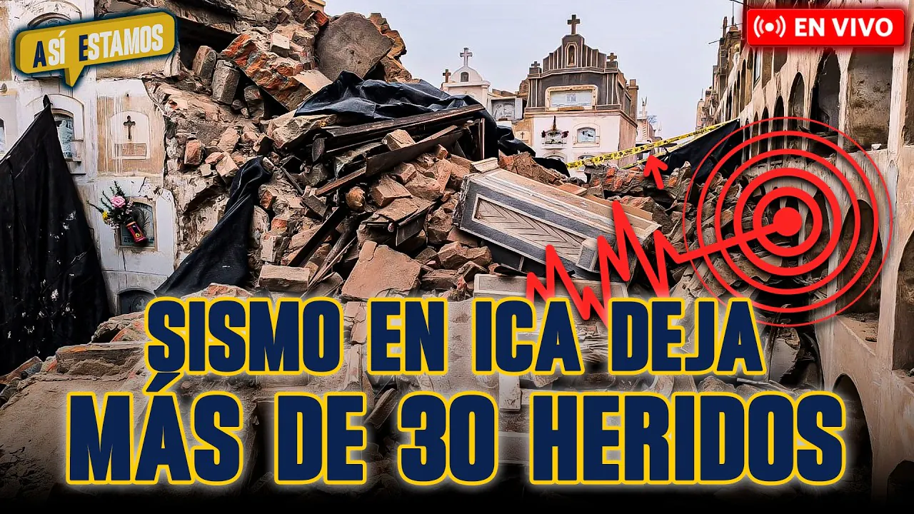 Reproducir: 🔴#ENVIVO | FUERTE SISMO EN ICA DEJA DAÑOS, HERIDOS Y SUSPENSIÓN DE CLASES #ASÍESTAMOS