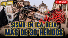 #ENVIVO | FUERTE SISMO EN ICA DEJA DAÑOS, HERIDOS Y SUSPENSIÓN DE CLASES #ASÍESTAMOS
