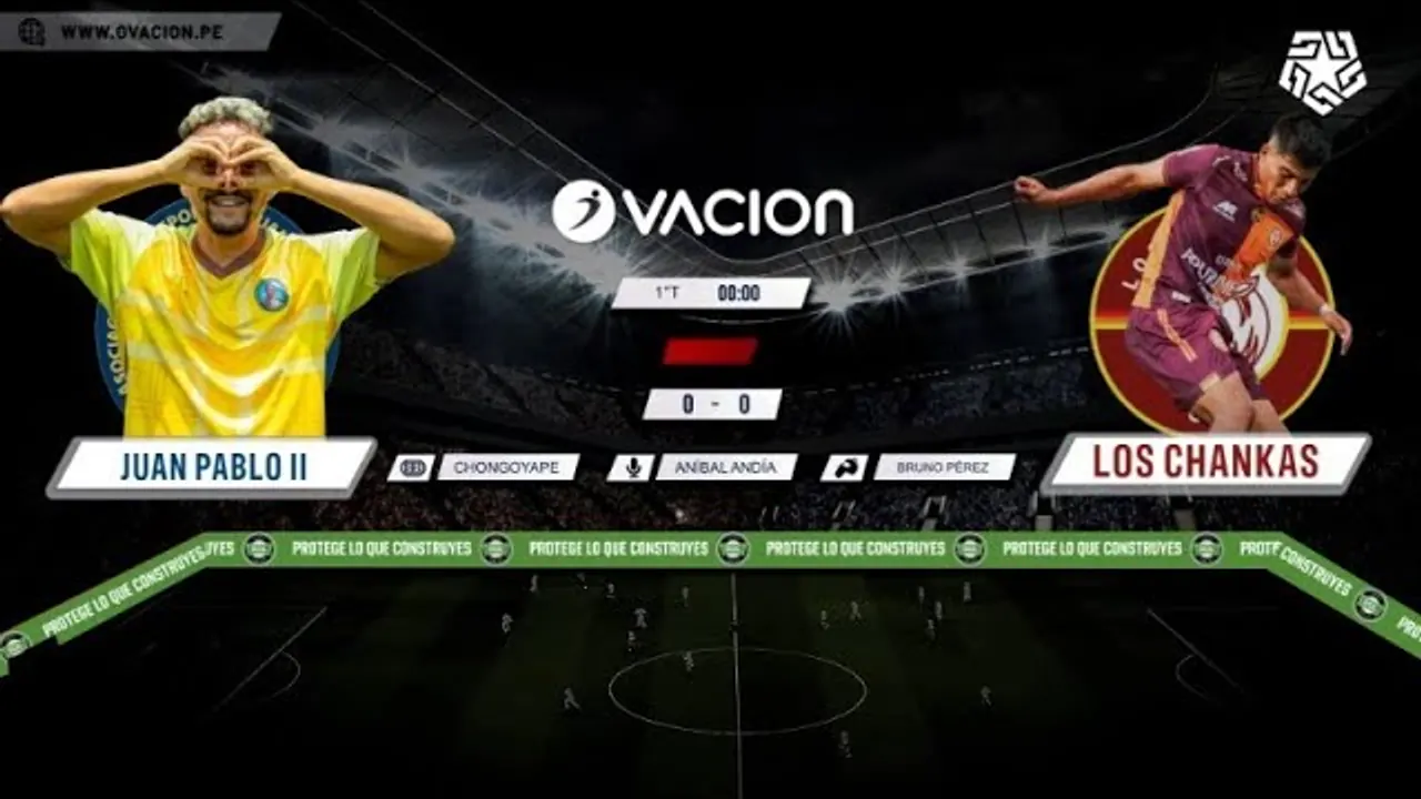Reproducir: Juan Pablo II vs Los Chankas por RADIO OVACIÓN 🔴 #ENVIVO | LIGA 1 TE APUESTO