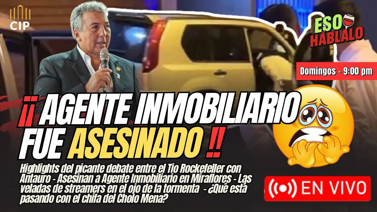 Reproducir: AS3SIN4N A AGENTE INMOBILIARIO EN MIRAFLORES | HIGHLIGHTS DEBATE CON ANTAURO | ESO HÁBLALO