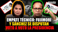 #EnVivo Keiko Fujimori aguarda el voto extranjero para superar a Roberto Sánchez