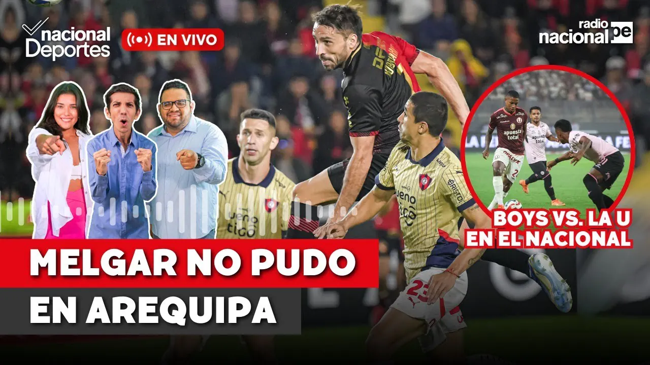 Reproducir: Radio Nacional EN VIVO: Nacional Deportes 6/3/25| MELGAR cae en Arequipa | BOYS vs U en el NACIONAL
