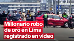 Asalto de película en San Miguel: roban lingotes de oro y dejan 2 heridos | #EnVivoLR