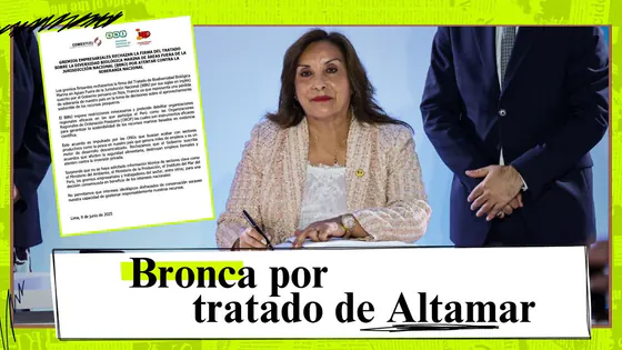 Polémica por Tratado de Altamar: Congreso y empresarios vs. Boluarte | ELQH