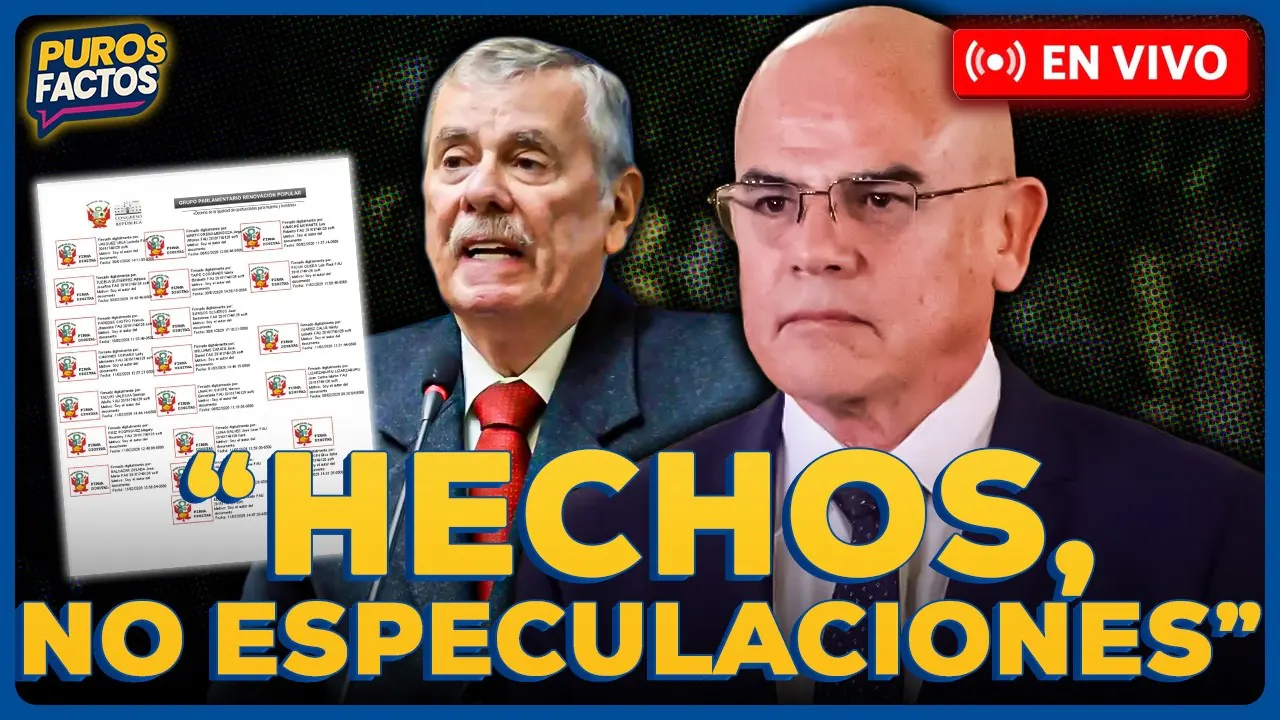 Reproducir: 🚨 #ENVIVO | ÁLVAREZ RESPALDA A JERÍ | ROSPIGLIOSI: "SOLO 29 FIRMAS SON VÁLIDAS"  #PUROSFACTOS