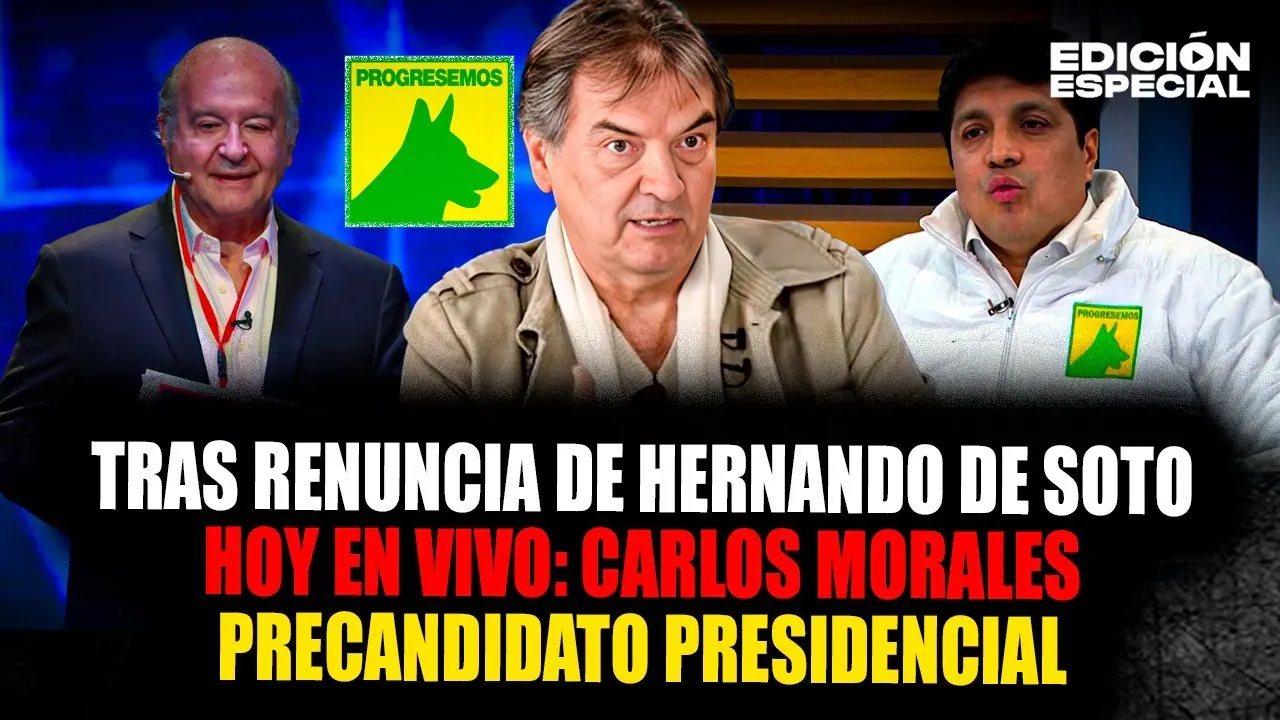 Reproducir: #EnVivo Carlos Morales Andrade, precandidato presidencial de Progresemos habla de sus propuestas