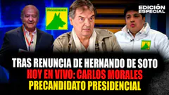 #EnVivo Carlos Morales Andrade, precandidato presidencial de Progresemos habla de sus propuestas