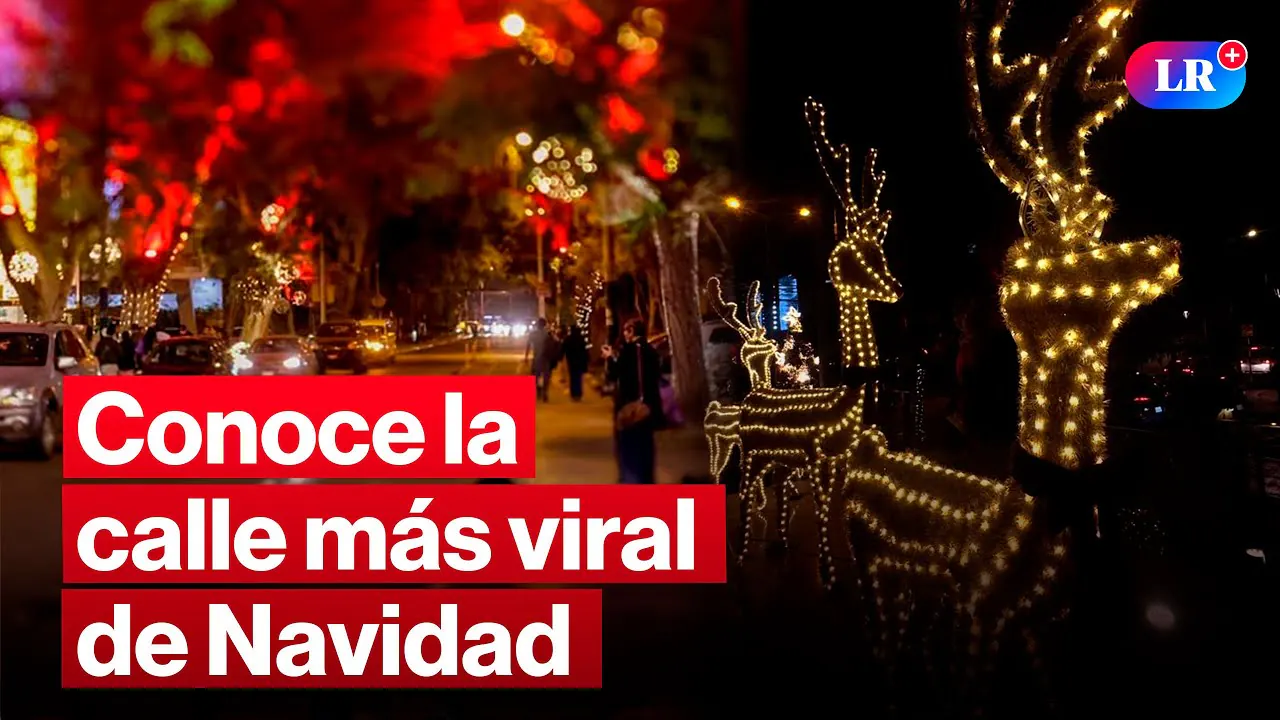 Reproducir: 🔴¡Increíble! Así luce la calle más navideña de Lima que todos visitan | #EnVivoLR