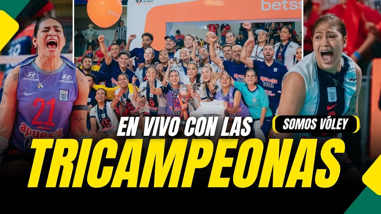 Reproducir: SOMOS VÓLEY: ALIANZA LIMA SE CORONÓ TRICAMPEÓN DE LA LIGA PERUANA DE VÓLEY Y HABLAN EN VIVO