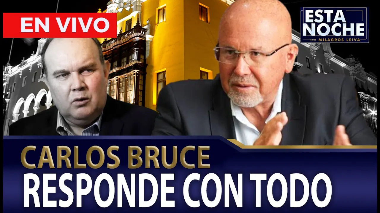 Reproducir: 🔴CARLOS BRUCE RESPONDE CON TODO | "ESTA NOCHE" - PROGRAMA COMPLETO