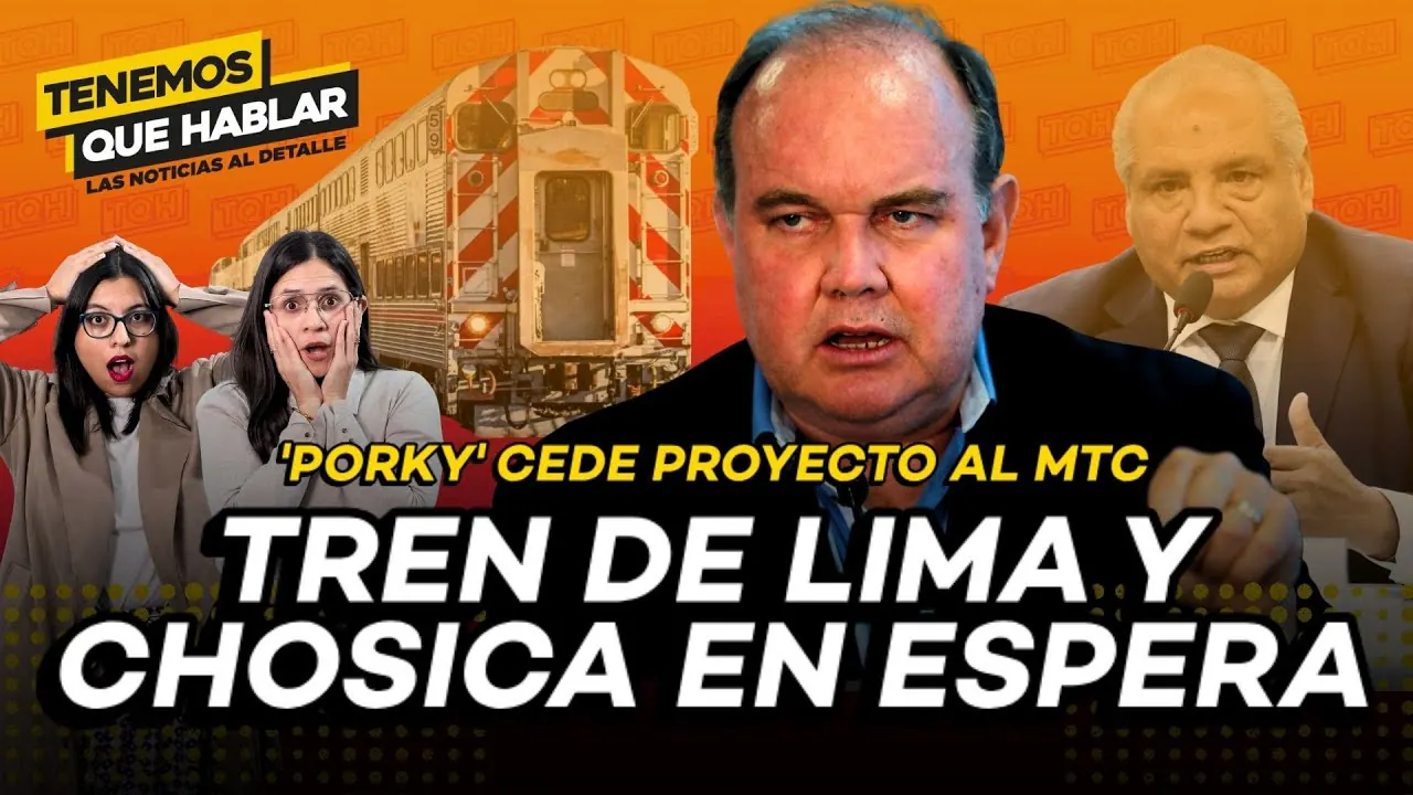 Reproducir: 🔴Tren Lima–Chosica en vilo: López Aliaga cede vía al MTC pero con fecha límite | TQH EN VIVO