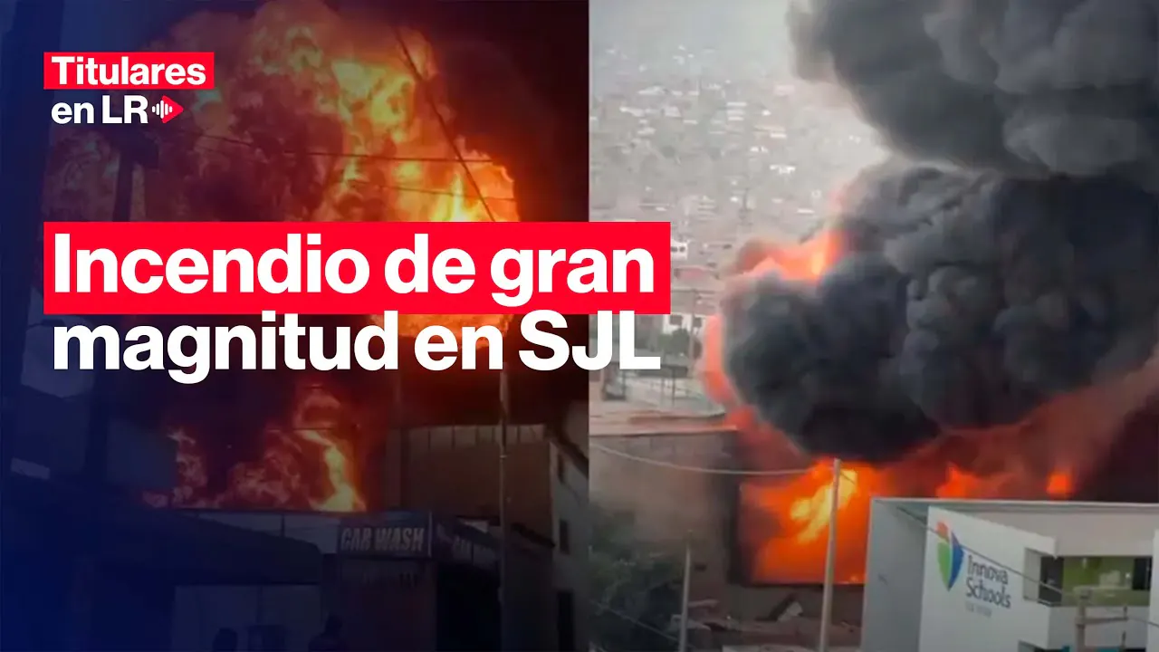 Reproducir: 🔴 Incendio de gran magnitud en San Juan de Lurigancho deja varias viviendas afectadas