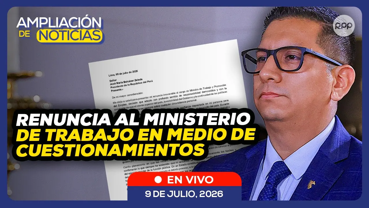 Reproducir: AMPLIACIÓN DE NOTICIAS 🎙️ ENTREVISTAS Y ANÁLISIS DE LA COYUNTURA NACIONAL (9/07/26)