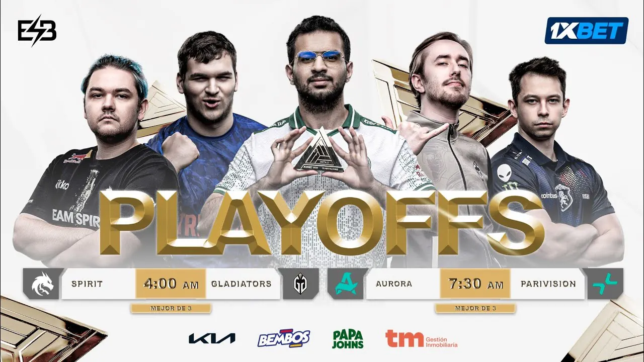 Reproducir: GLADIATORS vs SPIRIT | Esports World Cup - PLAYOFFS