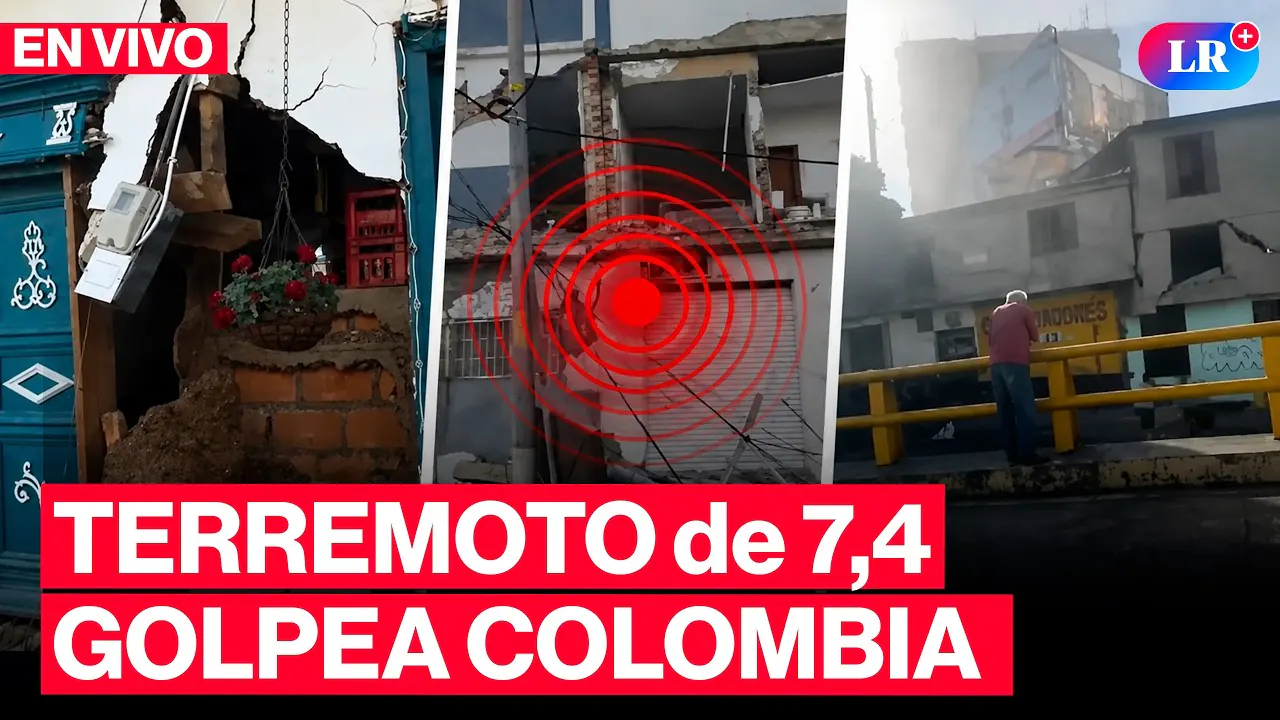 Reproducir: 🔴 EN VIVO | LO ÚLTIMO: fuerte TERREMOTO de 7,4 SACUDE COLOMBIA #LR