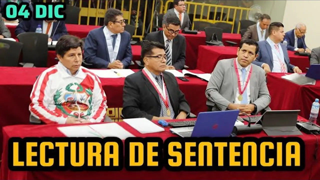 Reproducir: Sentencia contra Pedro Castillo y Betssy Chávez - lectura final | 04 DIC