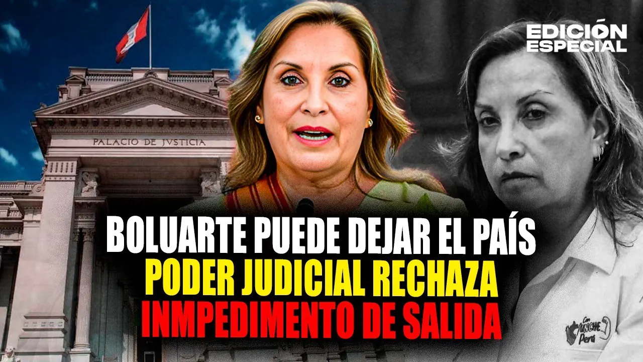 Reproducir: #EnVivo Dina Boluarte: Poder Judicial rechaza pedido de impedimento de salida de la expresidente