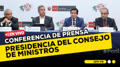 #ENVIVO | Conferencia de prensa de la Presidencia del Consejo de Ministros #RPPESPECIALES