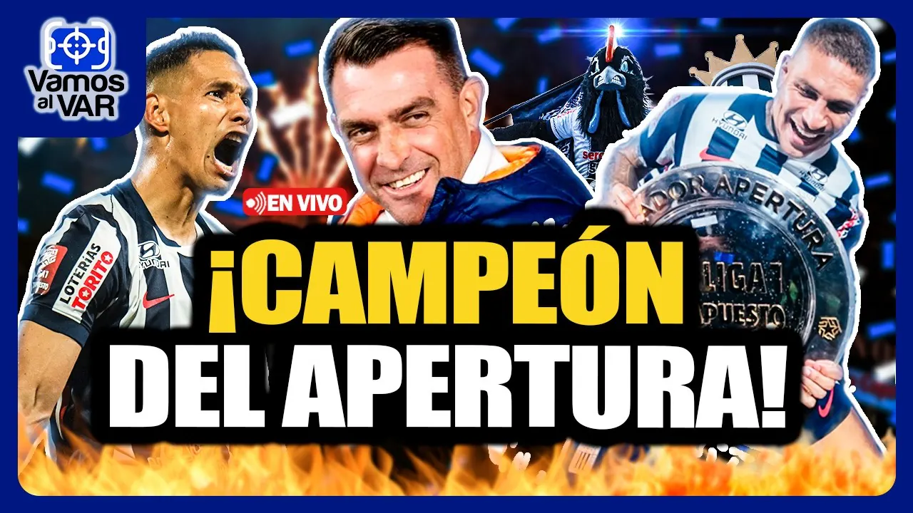 Reproducir: EN VIVO⚡Alianza Lima conquistó el Apertura y desató la fiesta blanquiazul en Matute | VAMOS AL VAR