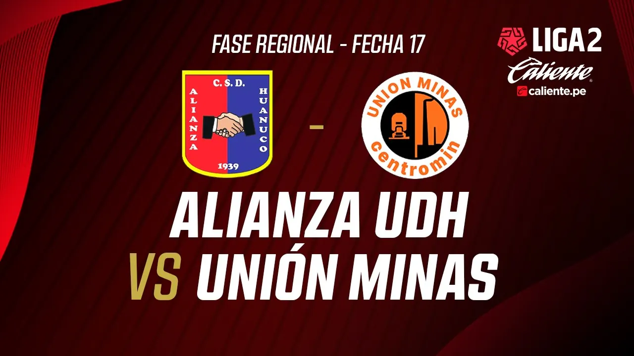 Reproducir: 🔴 EN VIVO | ALIANZA UDH VS UNIÓN MINAS | FASE REGIONAL LIGA 2 CALIENTE | FECHA 17
