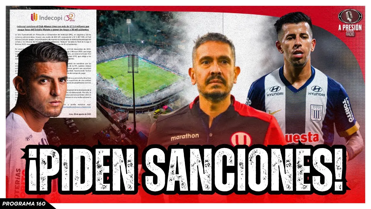 Reproducir: ¡CASTIGAN A ALIANZA! La ‘U’ SE QUEJA e Indecopi PONE MULTA