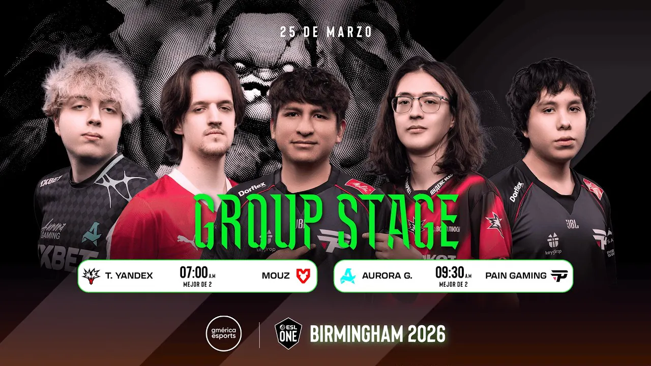Reproducir: YANDEX vs MOUZ | Birmingham 2026: Group Stage