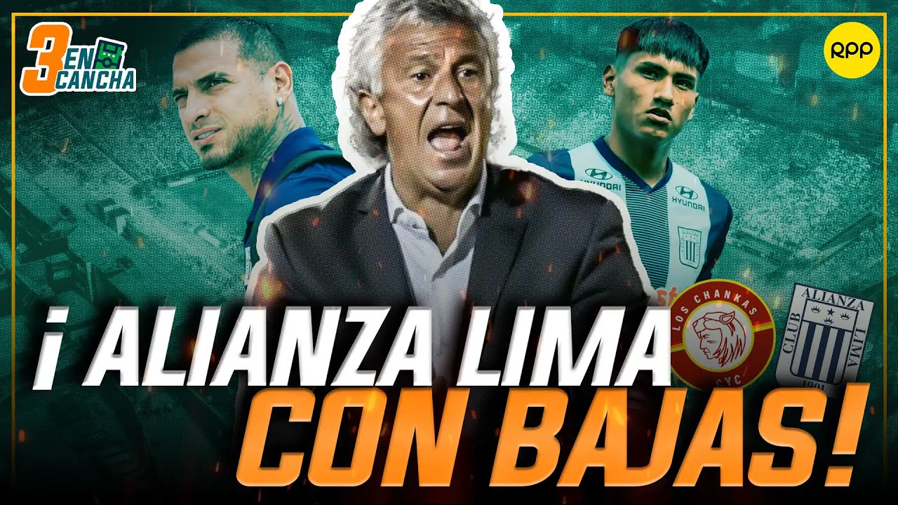 Reproducir: #ENVIVO 🔴ALIANZA LIMA ENFRENTARÁ A CHANKAS CON BAJAS EN EL PLANTEL #3ENCANCHA
