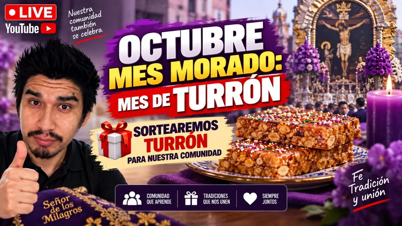 Reproducir: MES MORADO: SORTEAREMOS TURRON PARA NUESTRA COMUNIDAD