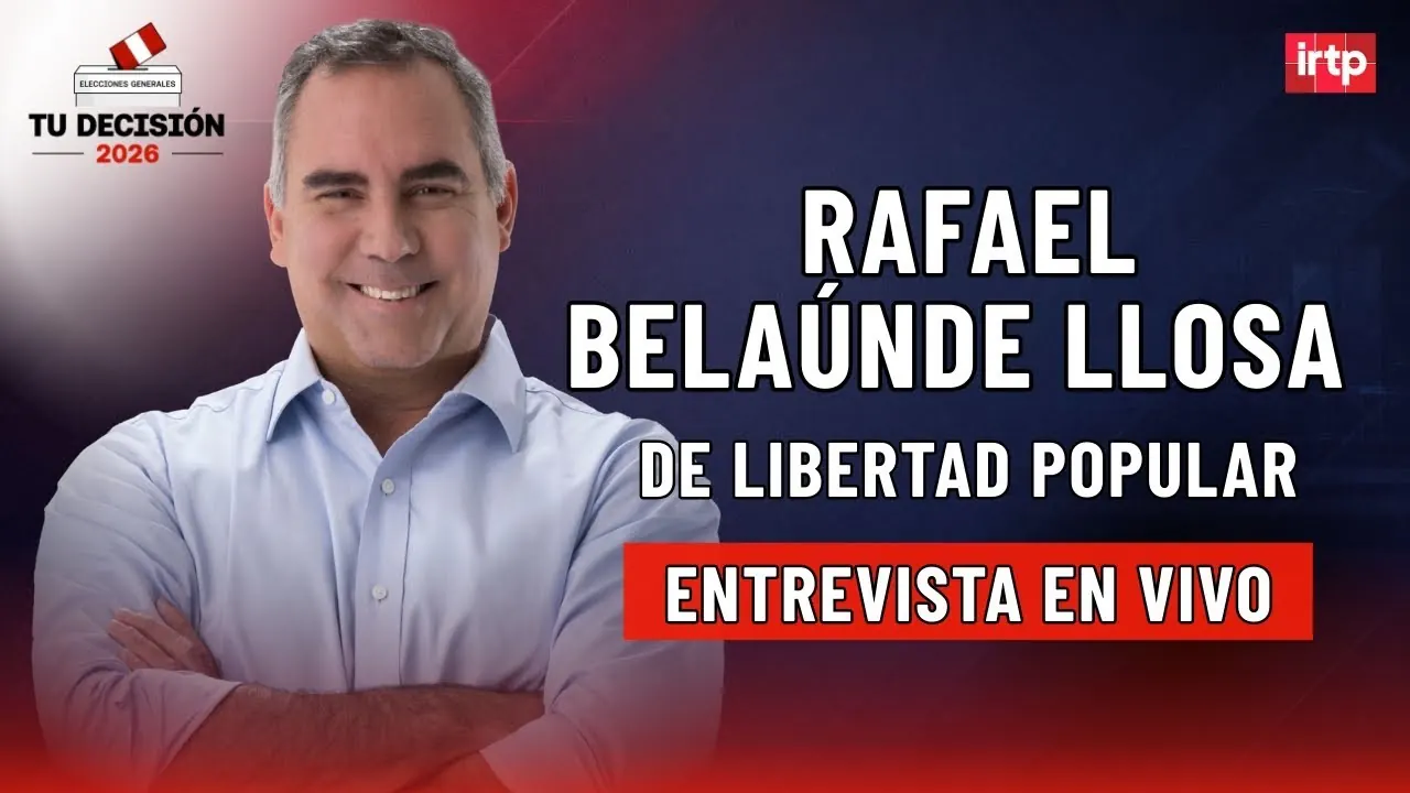 Reproducir: Entrevista a Rafael Belaúnde Llosa de Libertad Popular | "Tu decisión 2026" por TVPerú Noticias