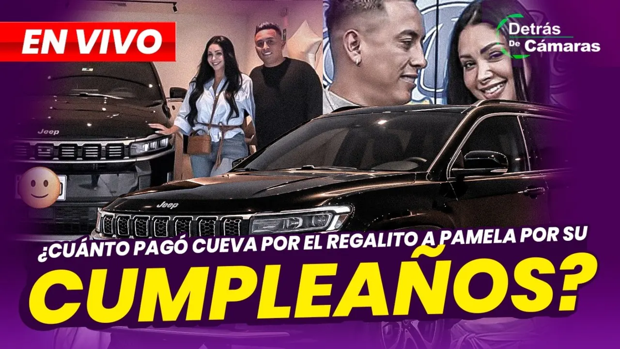 Reproducir: 🟣 EN VIVO - ¿CUÁNTO PAGÓ CUEVA POR EL REGALO A PAMELA FRANCO?  | DETRÁS DE CÁMARAS – Panamericana TV
